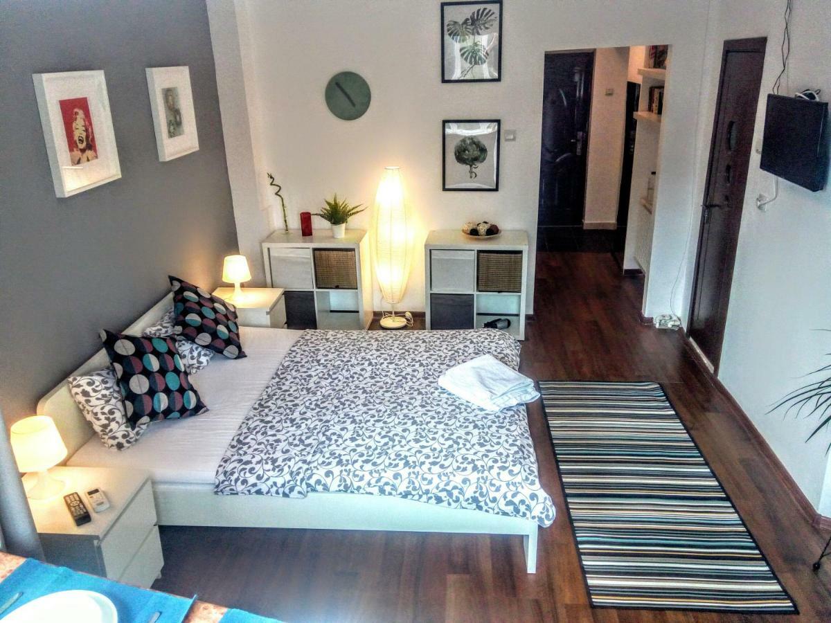 Central Bright Modern Studio Bucarest Extérieur photo